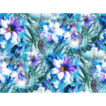 Fashion Swimwear Fabric Digital Printing Asq-052